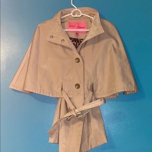 Betsey Johnson khaki/tan Jacket/Coat/Shawl